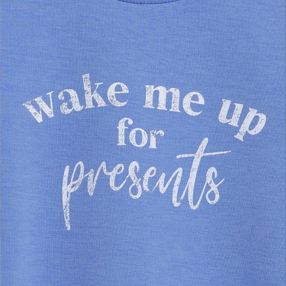 NWT Girls "Wake me up for presents" Sweatshirt - Great for Birthday or H… - Picture 6 of 6